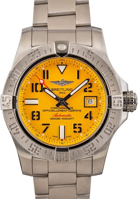 used breitling avenger|pre owned breitling avenger.